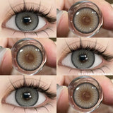 Boxtoday 1pair New Color Contact Lenses for Eyes Natural Blue Eye Lenses Purple Lenses Gray Eye Contacts Brown Eye Lens Yearly