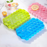 Boxtoday Ice Cube Maker Honeycomb Ice Mold Silicone Ice Jelly Juice Drink Mold Cold Drink Tools Whiskey Cocktail Drinkware Kitchen Tools