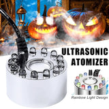 Boxtoday Mini LED Pumpkin Light Fogger Water Fountain Pond Fog Machine For Halloween Christmas Easter Party Festival Decoration