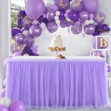 Boxtoday 6/9/14FT Table Skirts Birthday Tulle Table Skirting Wedding Party Tutu Tulle Table Skirt Baby Shower Wedding Party Home Decor