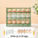 Boxtoday Egg Storage Box Side Door of Refrigerator Storage Organizer Kitchen Reversible Special Egg Storage Tray Kitchen Accessories