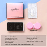 Boxtoday Natural Color Contact Lenses for Eyes 2pcs GEM Series Colored Lens Blue Pink Contact Lens Yearly Cosmetic Contact Lens