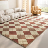 Boxtoday Minimalist Plaid Living Decoration Carpets Checkerboard Bedroom Bedside Rug Soft Plush Comfortable Home Large Area Carpet Tapete