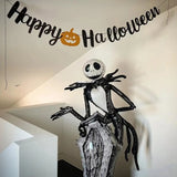 Boxtoday Halloween Giant Standing Ghost Foil Balloon Pumpkin Witch Inflatable Standing Ballon For Halloween Party Home Decorations