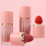 Boxtoday Matte Glitter Face Liquid Blusher Smooth Cheek Eye Mousse Blush Highlighter Stick Rouge Waterproof Contour Makeup