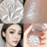 Boxtoday 3 Colors Galaxy Highlighter Powder Palette Glitter Diamond Shimmer Highlighter Face Contour Cosmetics Waterproof Lasting Makeup