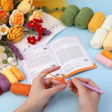 Boxtoday Crochet Bouquet of Flowers Kit With Instruction Knitting Yarn Thread Needles Hooks Easy Knit Accessories Set DIY Craft