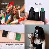 Boxtoday 3 Colors Black Eyes Face Body Paint Stick Makeup Pen Safe Halloween Costume Party Sports Waterproof Baseball Maquiagem No Toxic