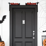 Boxtoday Halloween Door Frame Decoration,Bats,Pumpkins,Spider Webs,Door and Window Corner Stickers, Halloween Home Decoration