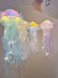 Boxtoday Mermaid Party Pink Blue Jellyfish Lantern with Led Lights Hanging Pendant Under The Sea Theme Girls Birthday Party Decoration