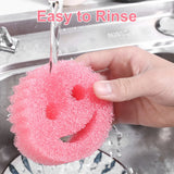 Boxtoday 2/4 pcs Dishwashing Sponge Cloth Strong Scouring Pad Miracle Sponge Household Kitchen Bathroom Migic Cleaning Wipe For kitchen