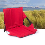 Boxtoday Outdoor Sport Folding Padded Chair Seat For Stadium Bleacher Football Sports Concert Beach Chair Portable Backrest Seat Mat