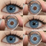 Boxtoday 1pair New Color Contact Lenses for Eyes Natural Blue Eye Lenses Purple Lenses Gray Eye Contacts Brown Eye Lens Yearly