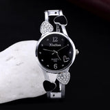 Boxtoday W70 Watch For Women Fashion Steel Band Light Luxury Bracelet Korean Version Love Girl Student Quartz Wristwatches Gift