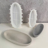 Boxtoday Oval Cement Ship Candle Jar Silicone Molds Concrete Wax Box Candle Tray Jewelry Storage Containers DIY Crafts Gifts Home Decor