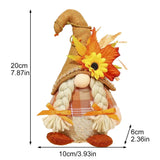 Boxtoday Fall Gnomes Harvest Faceless Doll Long Legs Plush Dolls Pumpkin Maple Leaf Autumn Halloween Christmas Thanksgiving Decor