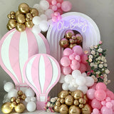 Boxtoday 110Pcs Pink Balloon Garland Baby Shower Balloons Arch Kit 18/36Inch Hot Balloon Cutout Birthday Wedding Party Decor Photo Prop