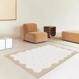 Boxtoday Cute Living Room Decorative Carpets Minimalist Bedroom Bedside Carpet Spotted Girl Room Rug Comfortable Soft Balcony Rugs Tapete