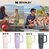 Boxtoday Stanley Cup 40oz Water Bottles Thermos Bottle Drinkware Tumbler Thermal With Handle Mug Coffee Cups Vacuum Flask Stainless Steel