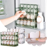 Boxtoday Egg Storage Box Side Door of Refrigerator Storage Organizer Kitchen Reversible Special Egg Storage Tray Kitchen Accessories