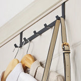 Boxtoday 5 Hooks Storage Organizers Coat Hat Towel Hanger Door Hooks Keys Towel Storage Rack Home Storage Accessories