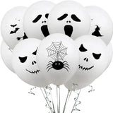 Boxtoday 12/1PCS Halloween Ghost Balloons Toys Spider Witch Bat Pumpkin Skeleton Horror Halloween Party Decoration Festival Party Supply