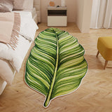 Boxtoday  Creative Leaf Carpet Art Green Leaf Rug Comfortable Soft Bedside Carpet Living Room Sofa Decoration Carpets Balcony Non Slip Mat