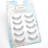 Boxtoday Korean U-shaped False Eyelashes Zhang Yuanying False Eyelashes Natural Wispy Soft V Shaped Lash Extension Comic Eye Clear Band