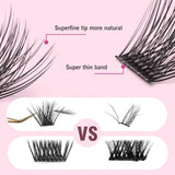 Boxtoday Newest 240 Clusters 20D DIY Cluster Eyelashes Extension Segmented Premade Fans Russian Natural lash Extension Supplier