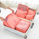 Boxtoday 6pcs Set Travel Suitcase Organizer Bags Luggage Packing Cubes For Travel Organizer Storage Shoe Clothes Luggage Organizer Bags