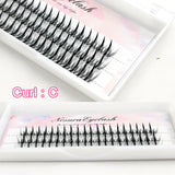 Boxtoday Manga Lashes Thick Little Devil False Eyelashes Bundles Single Cluster Segmented Natural Simulation Cos Eyelashes Eye Extension