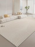 Boxtoday Cream Easy Clean Living Room Carpets Artistic Lines Comfortable Bedroom Rugs Luxury Modern Home Decoration Carpet Minimalist Rug