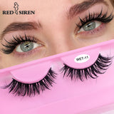 Boxtoday Wet Lash Spikes New Volume Fluffy Full Strip Lashes Makeup Accessories Faux Mink Eye Lashes Vendor C/D Curl False Eyelashes