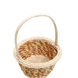 Boxtoday Weaving Baskets Plastic Rattan Portable High-quality Multi-functional Home Decor Home Storage Flower Basket Woven Design