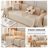 Boxtoday Chenille Sofa Cover Universal Couch Towel Dust Proof Sofa Cushion Cover Anti-cat Scratch Protection Cover Sofa Blanket Carpet