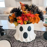 Boxtoday Halloween Snack Bucket not the cutest ghost bucket with sugar then trick or treat bucket, flower pot, candy bowl, Event & Party