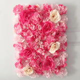 Boxtoday Pink Silk Rose Flower Wall Artificial Flower for Wedding Decoration Flower Wall BabyShow Wedding Christmas Home Backdrop Decor