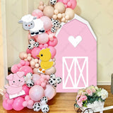 Boxtoday 12/18/36inch Farm Theme KT Board Tractor Animals Cow Pig Party Birthday Baby Shower Girls Boys Party Decor Backdrop