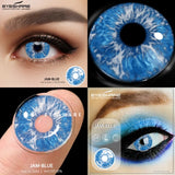 Boxtoday Halloween Colorful Contact Lenses For Eyes 2pcs Anime Cosplay Eye Colored Lenses Yearly Beautiful Pupil Contact Lenses