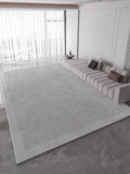 Boxtoday Light Grey Carpet Luxurious Geometric Stripes Living Room Carpets Large Size Decorative Rugs Comfortable Easy Clean Bedroom Rug