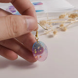 Boxtoday Earring Pendants Epoxy Resin Silicone Mold DIY Moon and Star Shaped Earrings Mould Jewelry Making Keychain Pendant Casting Mold