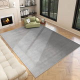 Boxtoday Retro Luxury Bedroom Decor Carpet, Gray Simple Carpets for Living Room, Large Area, Cloakroom Soft Rug, Home Sofa, Non-slip Mat