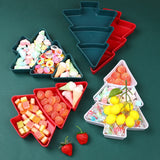 Boxtoday Christmas Tree Fruit Plate Merry Christmas Party Decorations For Home 2024 Navidad Noel Natal Xmas Gifts Happy New Year 2025