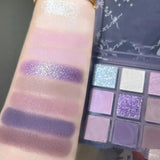 Boxtoday New Dream Girl Nine-color Eyeshadow Tray Smoke Lace Pearl Matte Highlight Gray Purple Spice Multi-functional