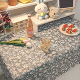 Boxtoday Ins Korean Plaid Tablecloth Jacquard Fabric Desk Table Cloth Mat Background Cloth Home Decoration Nordic Modern Table Livingroom