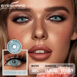 Boxtoday 1Pair Colored Contact Lenses for Eyes Brown Natural Eye Lenses Gray Contacts Green Lenses Fashion Blue Lenses Yearly