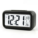 Boxtoday Alaways on Table Clocks Temperature Electronic LED Clocks Mini Music Digital Alarm Clock Backlight Snooze Mute Calendar Desktop