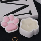 Boxtoday Cat Claw Storage Box Silicone Mold DIY with Lid Candle Jar Crafts Making Plaster Concrete Resin Ashtray Casting Molds Home Decor