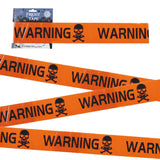 Boxtoday NEW 1PC Halloween Props Window Prop Warning line Plastic Skull Head Warning Tape Signs Halloween Decoration Witch Balloons lot