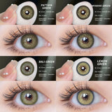 Boxtoday 1 Pair Colored Contact Lenses Green Eye Lenses Blue Lens Natural Fast Delivery Brown Eye Lens Yearly Eyes Contacts Lens